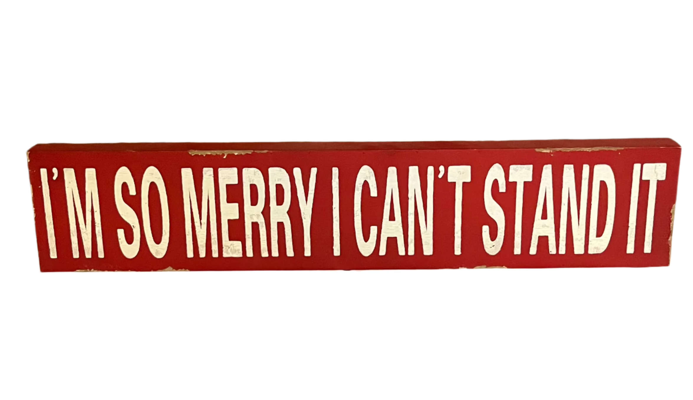 Ornament - Merry Sign Wood