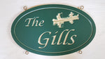 Load image into Gallery viewer, Medium Custom Carved Sign (Double Sided) - Muskoka Fire Pits
