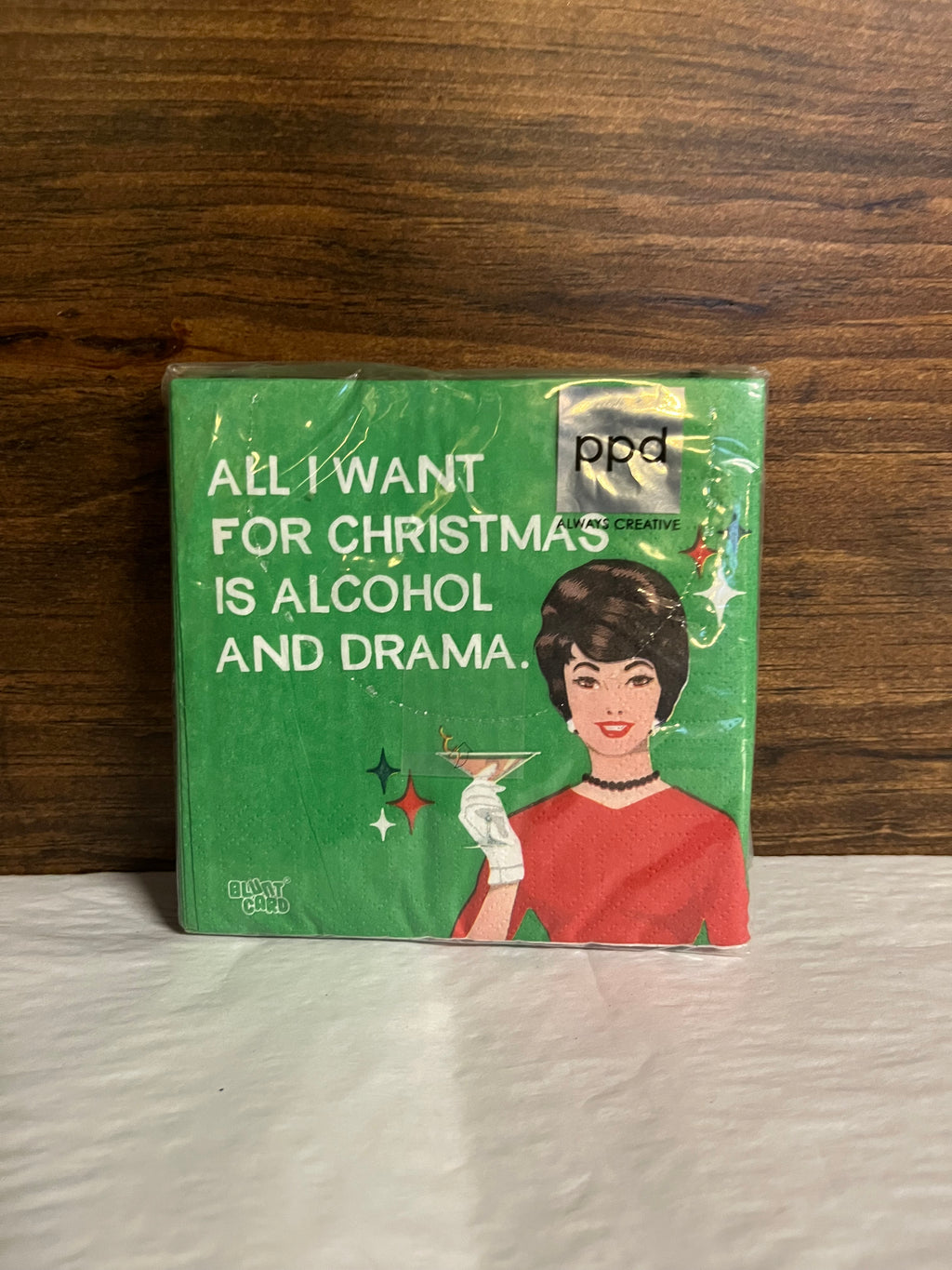 Napkins - Cocktail Size Drama - Muskoka Fire Pits