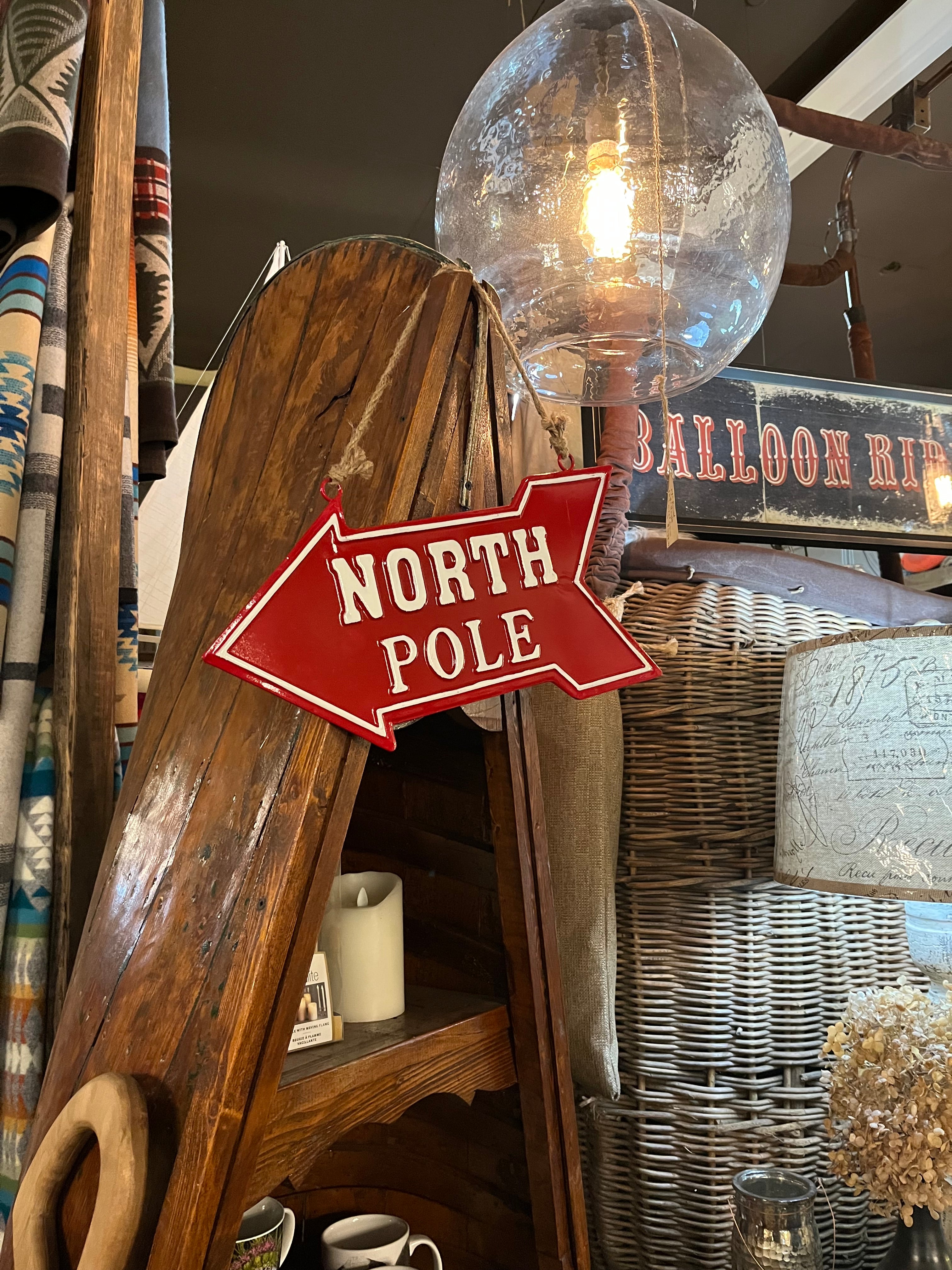 Ornament - North Pole Sign