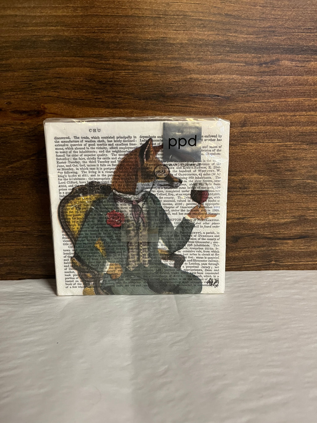 Napkins - Cocktail Size Fox - Muskoka Fire Pits