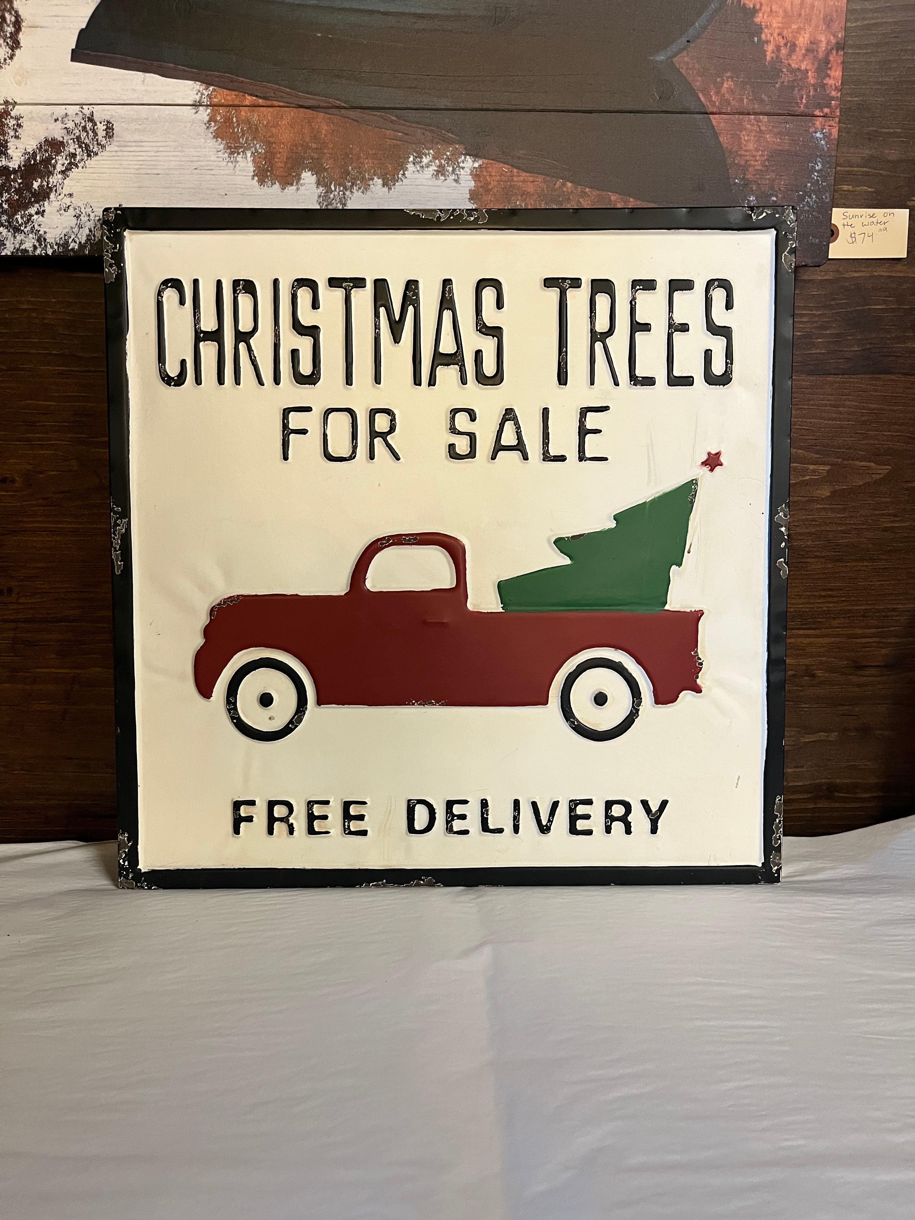 Ornament -Christmas Tree Sign