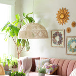 Load image into Gallery viewer, Aria Macrame Dome Pendant
