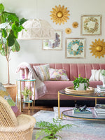 Load image into Gallery viewer, Aria Macrame Dome Pendant
