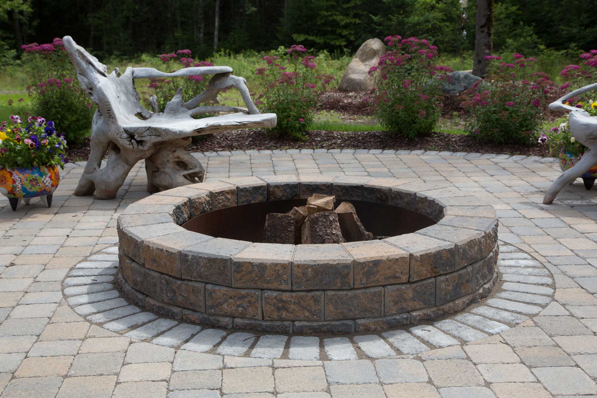Fire Pit Round (Unpainted) - Muskoka Fire Pits