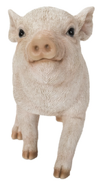 Load image into Gallery viewer, Standing Baby Pig Statue - Muskoka Fire Pits
