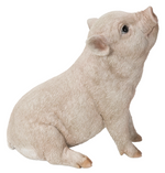 Load image into Gallery viewer, Sitting Baby Pig Statue - Muskoka Fire Pits
