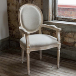 Load image into Gallery viewer, White washed Arm Chair
