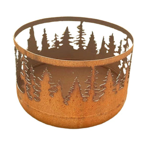 Standard Size Fire Pit - Simple Treeline