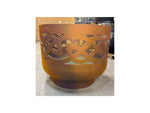 Load image into Gallery viewer, Standard Size Carved Fire Pit - Celtic Knots
