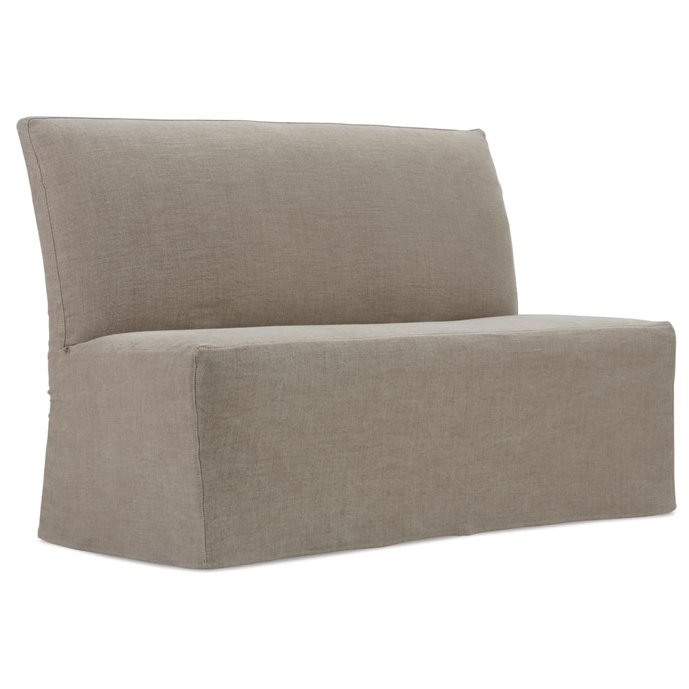French Slipcovered Dining Banquette