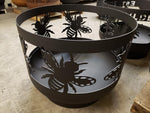 Load image into Gallery viewer, Standard Size Carved Fire Pit - Custom - Muskoka Fire Pits
