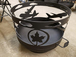 Load image into Gallery viewer, Standard Size Carved Fire Pit - Custom - Muskoka Fire Pits
