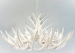 Load image into Gallery viewer, Whitetail Deer 12 Antler Cascade Chandelier - Muskoka Fire Pits

