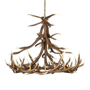 Elk 12 Antler Chandelier