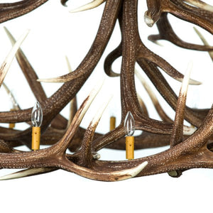 Elk 12 Antler Chandelier - Muskoka Fire Pits
