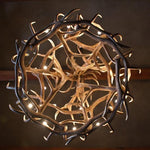 Load image into Gallery viewer, Elk 18 Antler Chandelier
