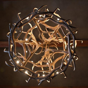 Elk 18 Antler Chandelier - Muskoka Fire Pits