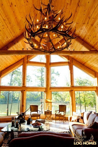 Elk 18 Antler Chandelier