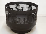 Load image into Gallery viewer, Standard Size Carved Fire Pit - Muskoka Chairs - Muskoka Fire Pits
