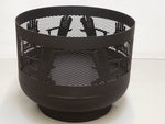 Load image into Gallery viewer, Standard Size Carved Fire Pit - Muskoka Chairs - Muskoka Fire Pits
