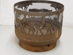 Load image into Gallery viewer, Standard Size Carved Fire Pit - Cow Boys - Muskoka Fire Pits
