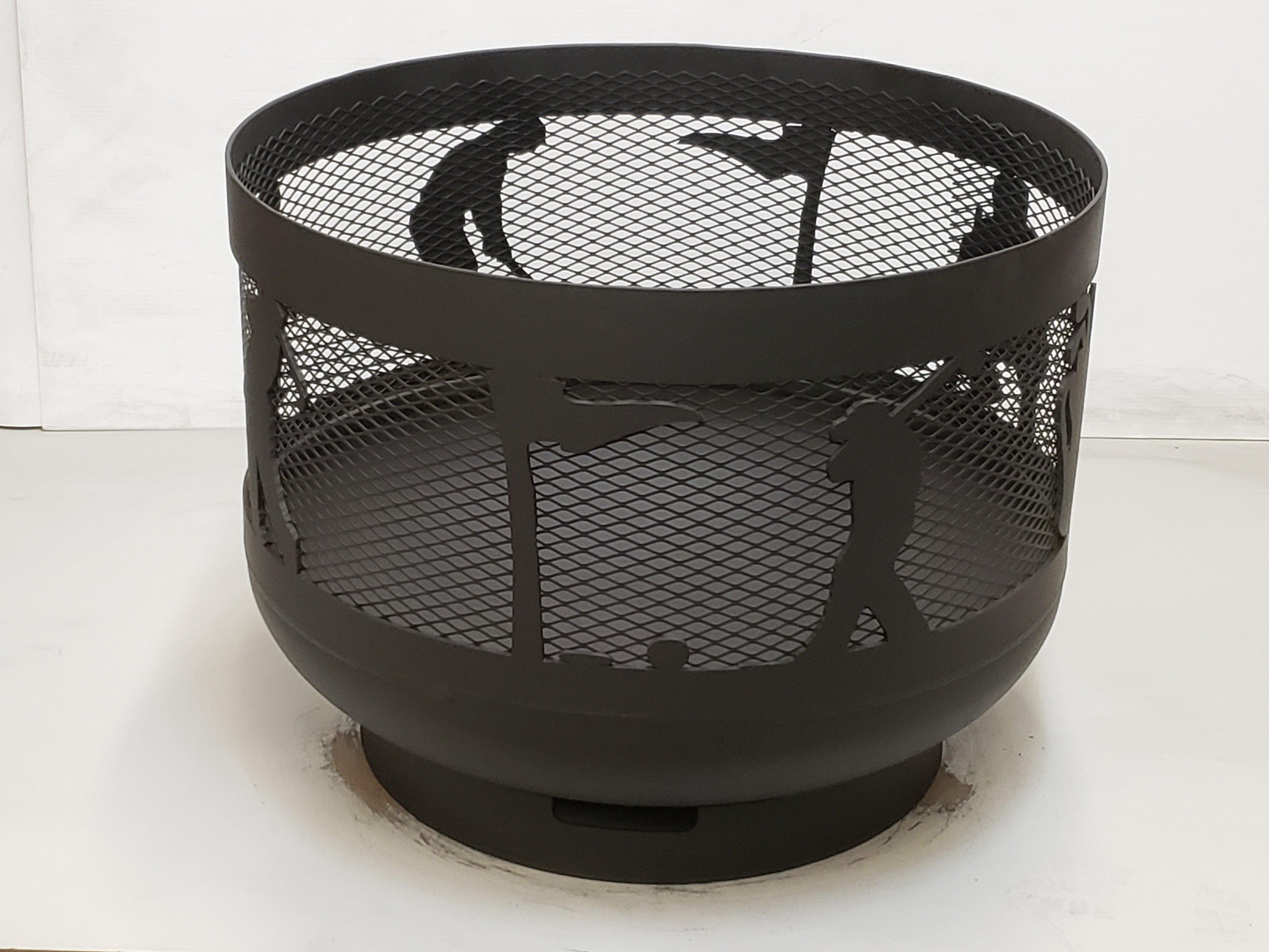 Standard Size Carved Fire Pit - Golf - Muskoka Fire Pits