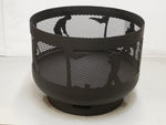 Load image into Gallery viewer, Standard Size Carved Fire Pit - Golf - Muskoka Fire Pits
