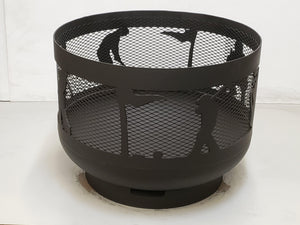 Standard Size Carved Fire Pit - Golf - Muskoka Fire Pits