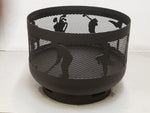 Load image into Gallery viewer, Standard Size Carved Fire Pit - Golf - Muskoka Fire Pits
