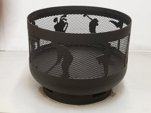 Standard Size Carved Fire Pit - Golf - Muskoka Fire Pits