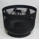 Load image into Gallery viewer, Mini Carved Fire Pit - Wild Life
