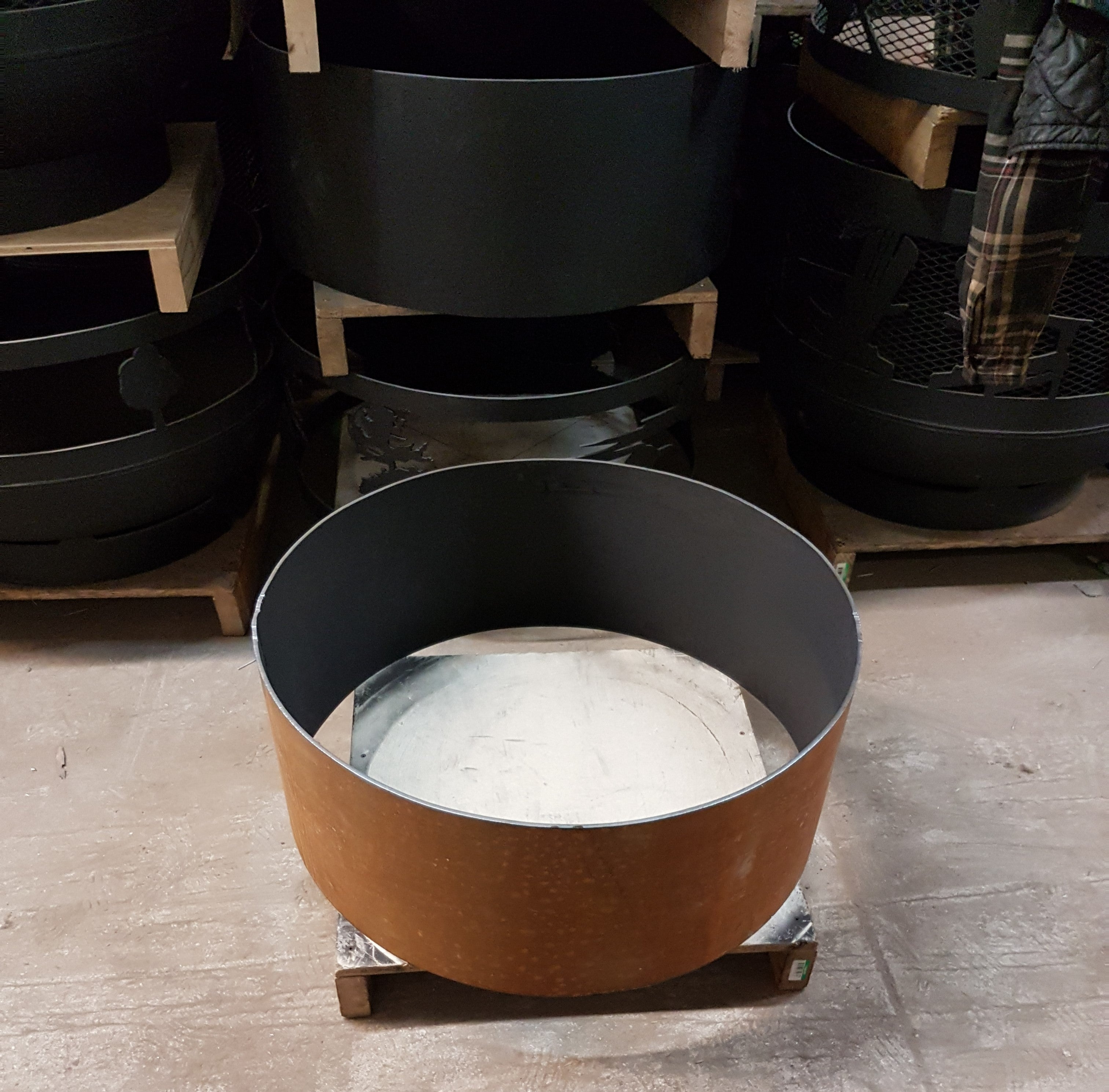 Plain Fire Ring- Unpainted - Muskoka Fire Pits