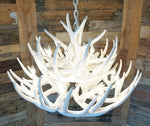 Load image into Gallery viewer, Whitetail Deer 21 Antler Cascade Chandelier - Muskoka Fire Pits
