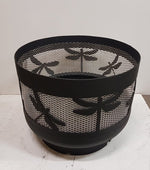 Load image into Gallery viewer, Standard Size Carved Fire Pit - Dragonflies - Muskoka Fire Pits
