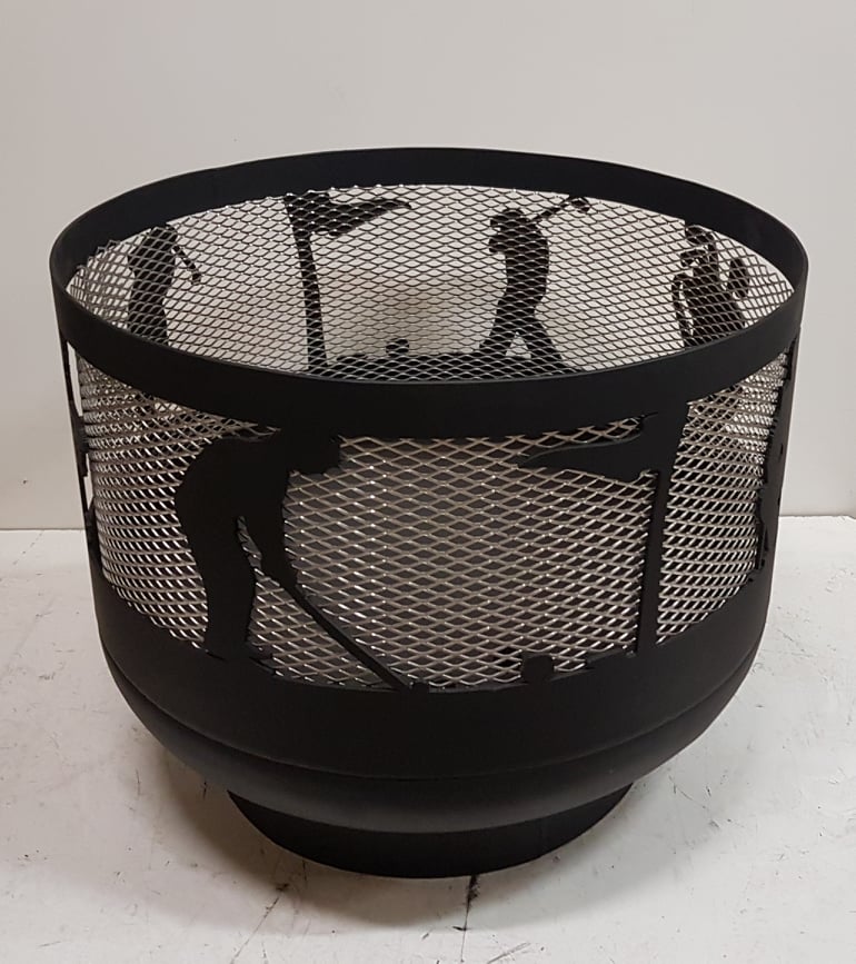 Standard Size Carved Fire Pit - Golf - Muskoka Fire Pits