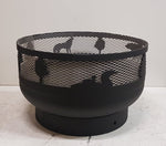 Load image into Gallery viewer, Low Profile Carved Fire Pit - Wild Life
