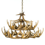 Load image into Gallery viewer, Whitetail Deer 24 Antler Chandelier - Muskoka Fire Pits
