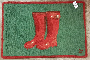Red Boots Rug 24x36