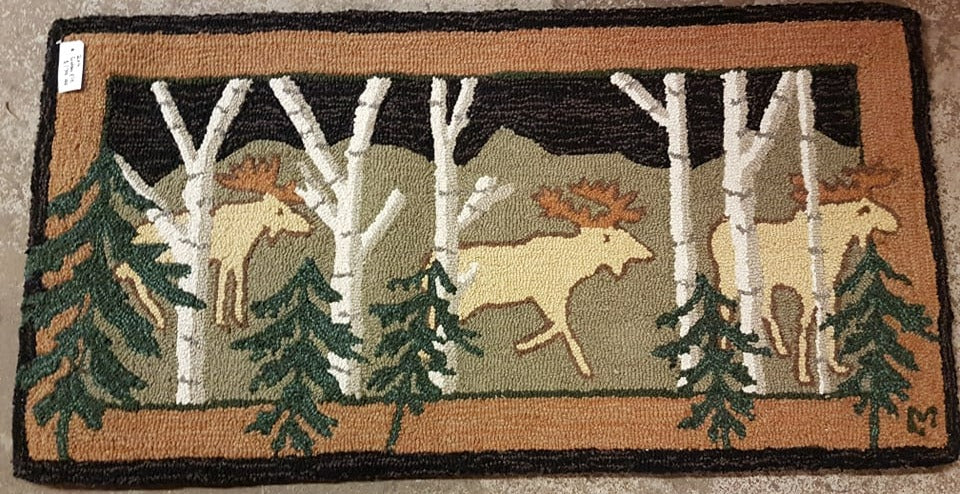Golden Elk Rug 24x48