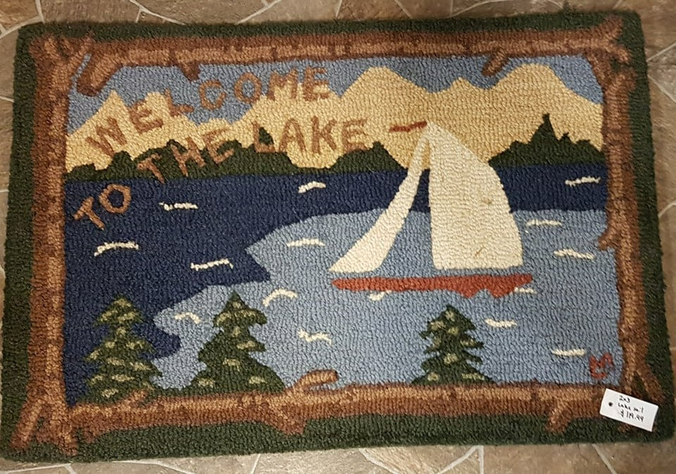 Welcome to the Lake Rug 24x36 - Muskoka Fire Pits