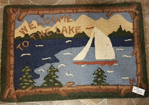 Welcome to the Lake Rug 24x36 - Muskoka Fire Pits