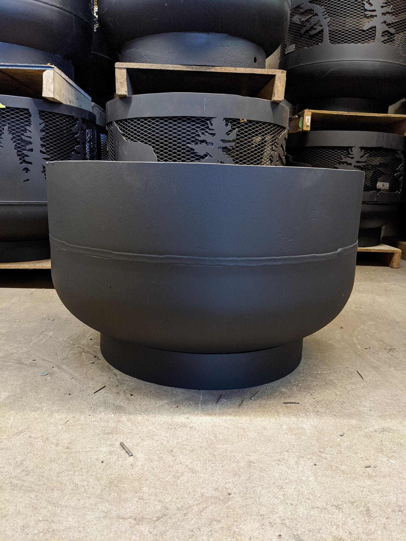Low Profile Fire Pit - Solid - Muskoka Fire Pits