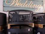 Load image into Gallery viewer, Carved Fire Ring - Maple Leaves - Muskoka Fire Pits
