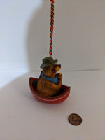Load image into Gallery viewer, Ornament- Bear &amp; Canoe
