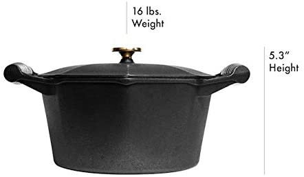 Finex 5-Quart Cast Iron Dutch Oven