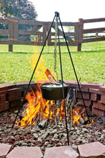 Load image into Gallery viewer, 60 Inch Camp Tripod- For Cast Iron Dutch Oven - Muskoka Fire Pits
