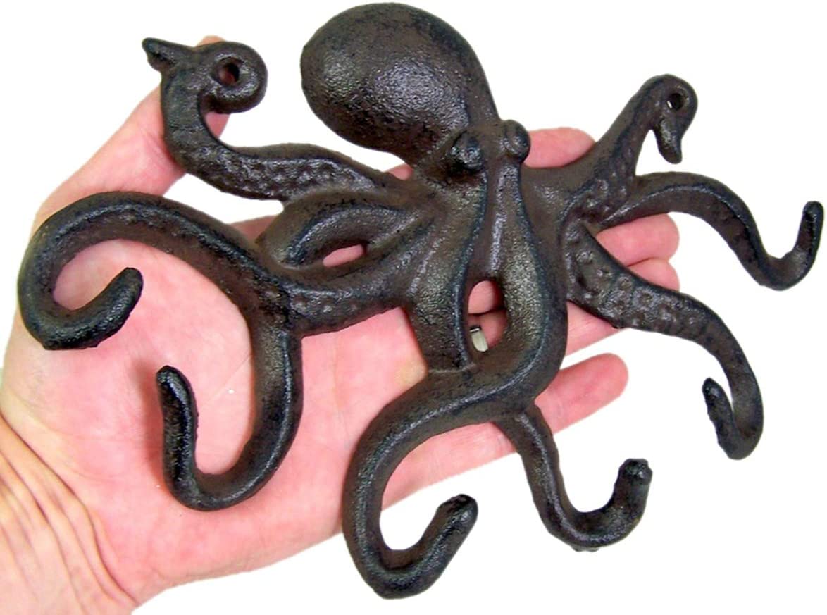 Cast Iron Octopus Hook