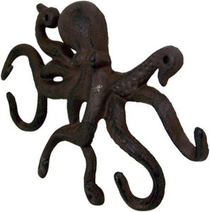 Cast Iron Octopus Hook