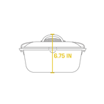 Load image into Gallery viewer, 9 Quart Cast Iron Dutch Oven With Bail Handle - Muskoka Fire Pits
